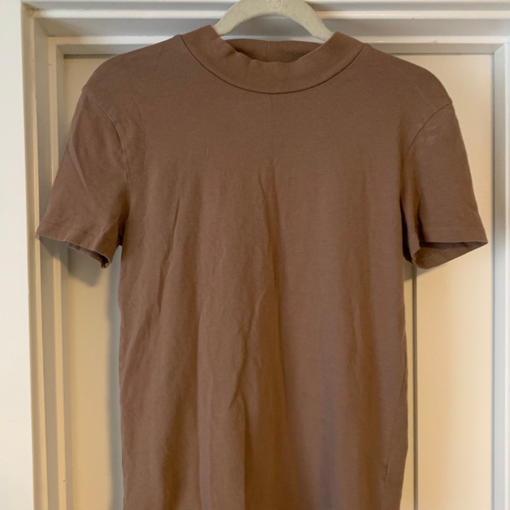 ASOS mini turtleneck short sleeve shirt